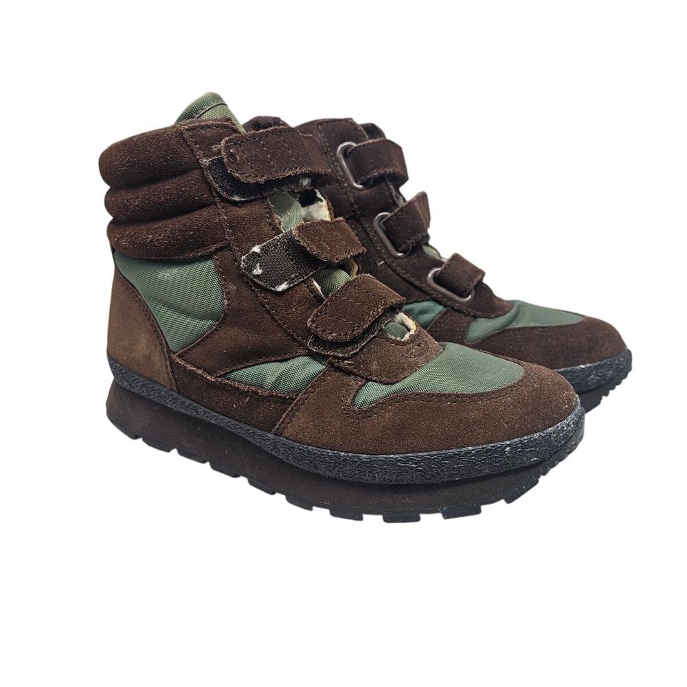 Vintage 90s L.L. Bean 7 High Top G2 Thinsulate Hiking Boot Brown Green Gorpcore